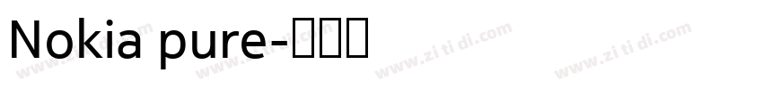 Nokia pure字体转换